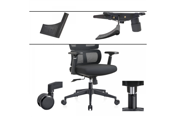 Fotel biurowy K23 COMFORTA CZARNY